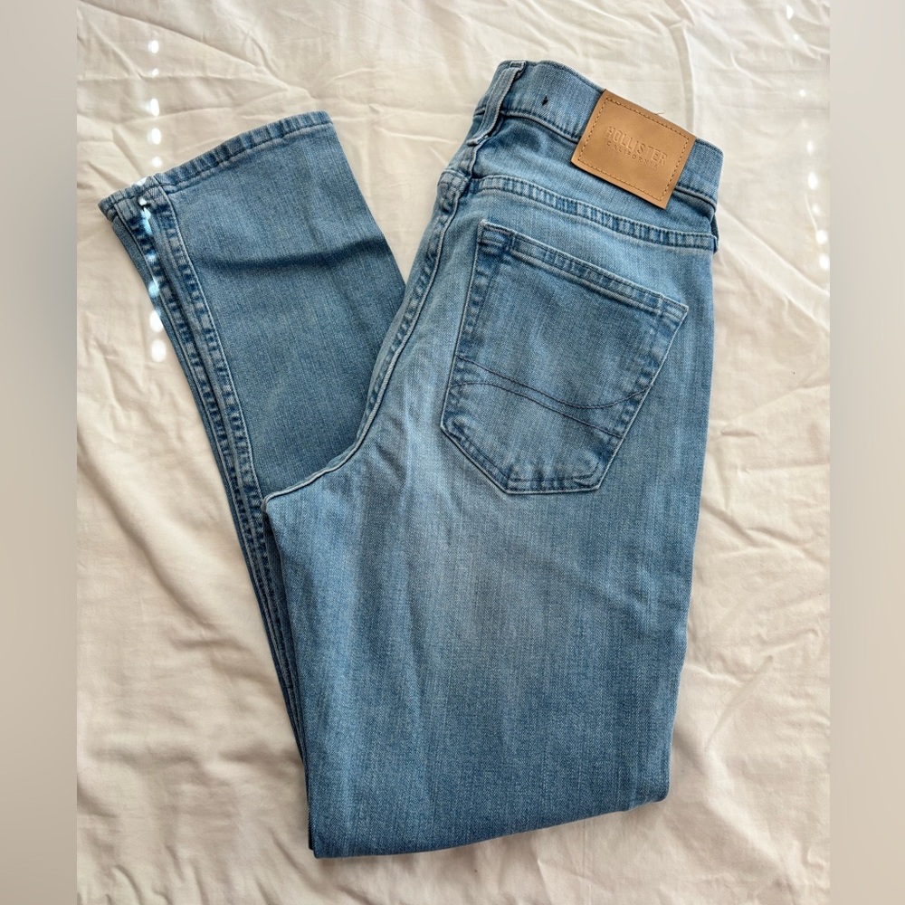 Hollister Taper Jeans Men’s W29 L30 Light Wash Denim